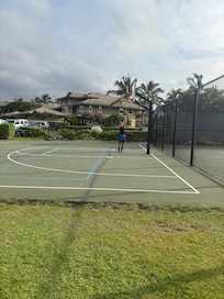 Tennis, pickle ball, and had basketball court located easy distance to the unit.