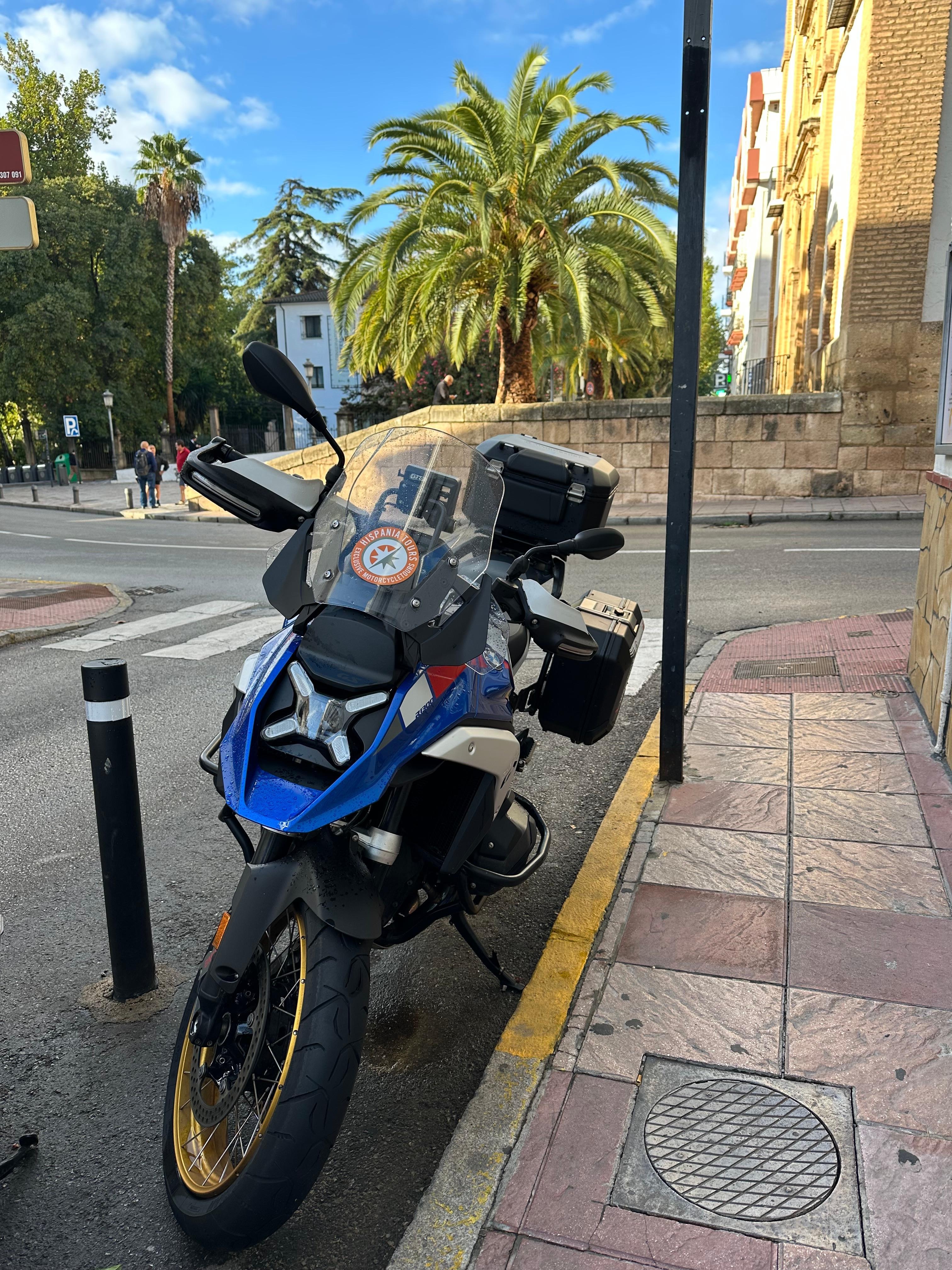 My bike at the hotel
