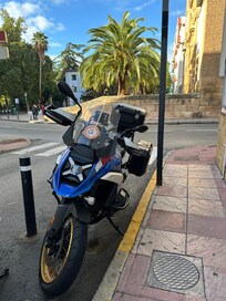 My bike at the hotel