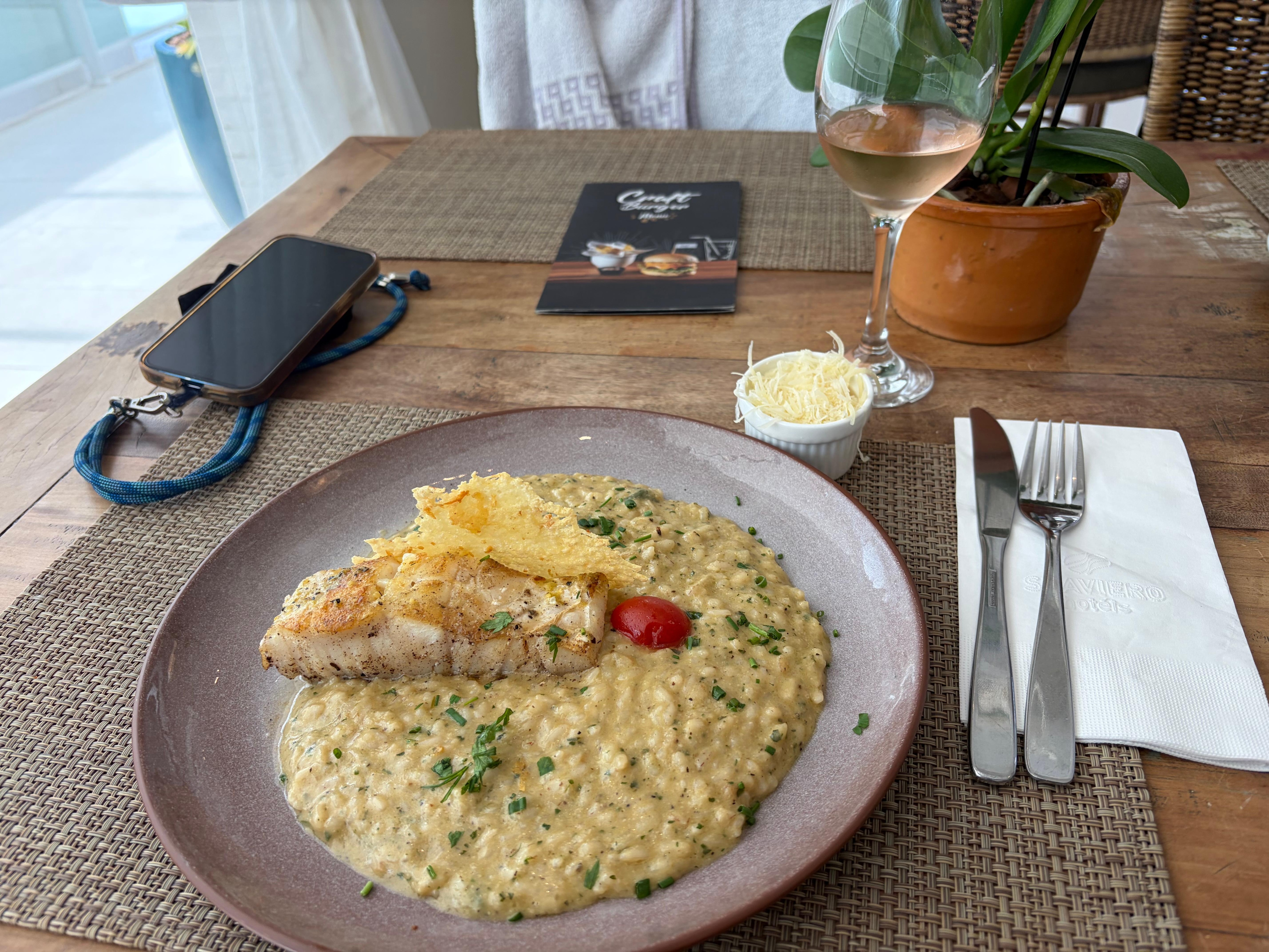 Um dos pratos que consta no menu do restaurante.