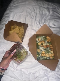 Used the credit for dinner instead