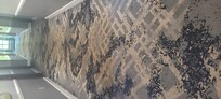 All carpets are brown of dirt.