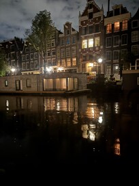 View across the water from the houseboat