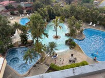 Our view of the pool area