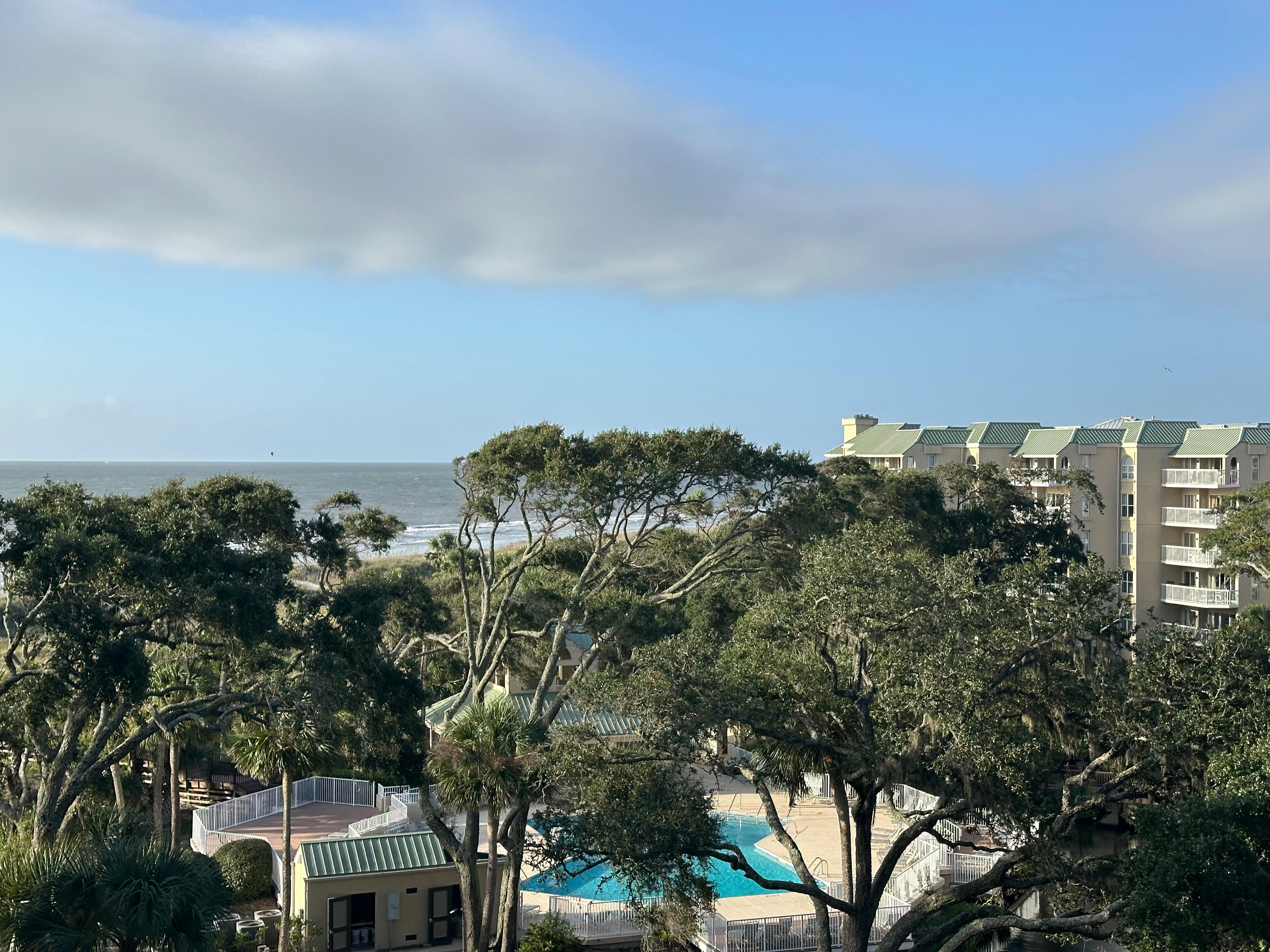 Ocean view from balcony 