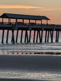 Sunrise by the pier