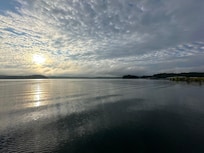 Early morning lake view.