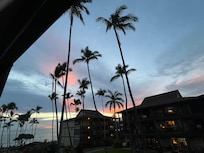 Amazing sunsets viewed right from the lanai
