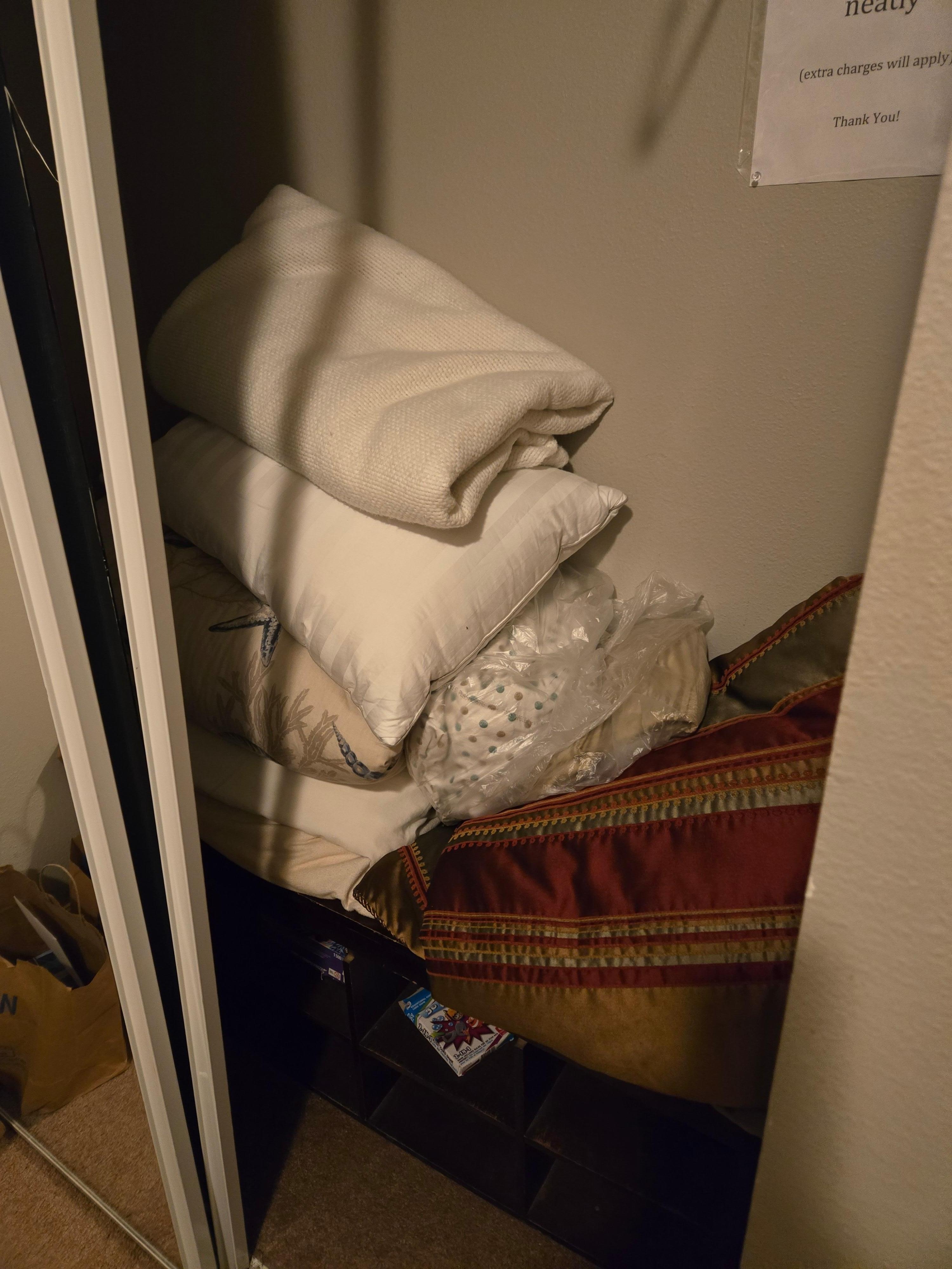 Same closet full of stuff.