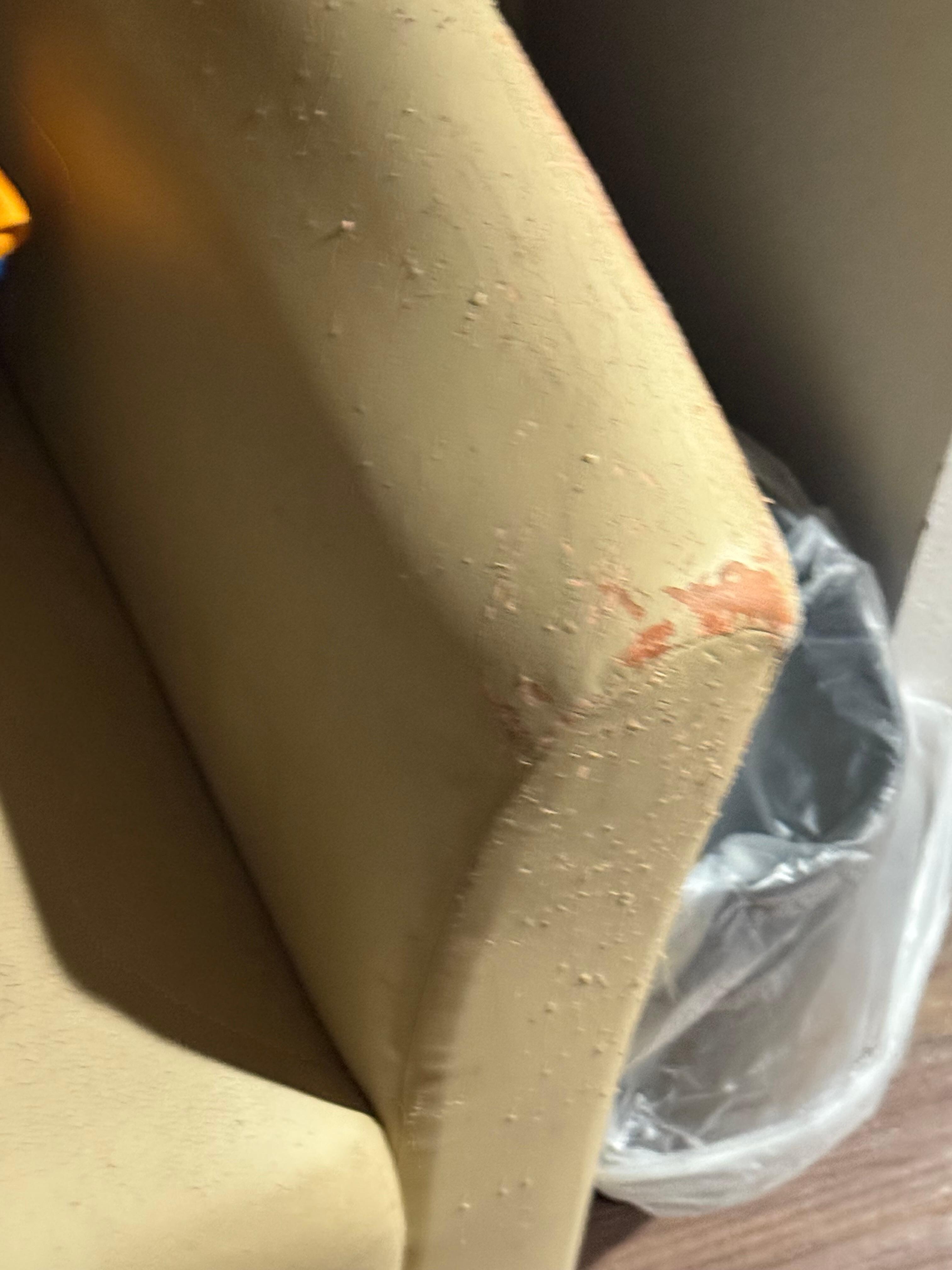 Furniture was severely worn and nasty