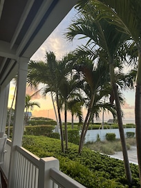 Coffee and devotion on the porch was the joy of each morning.