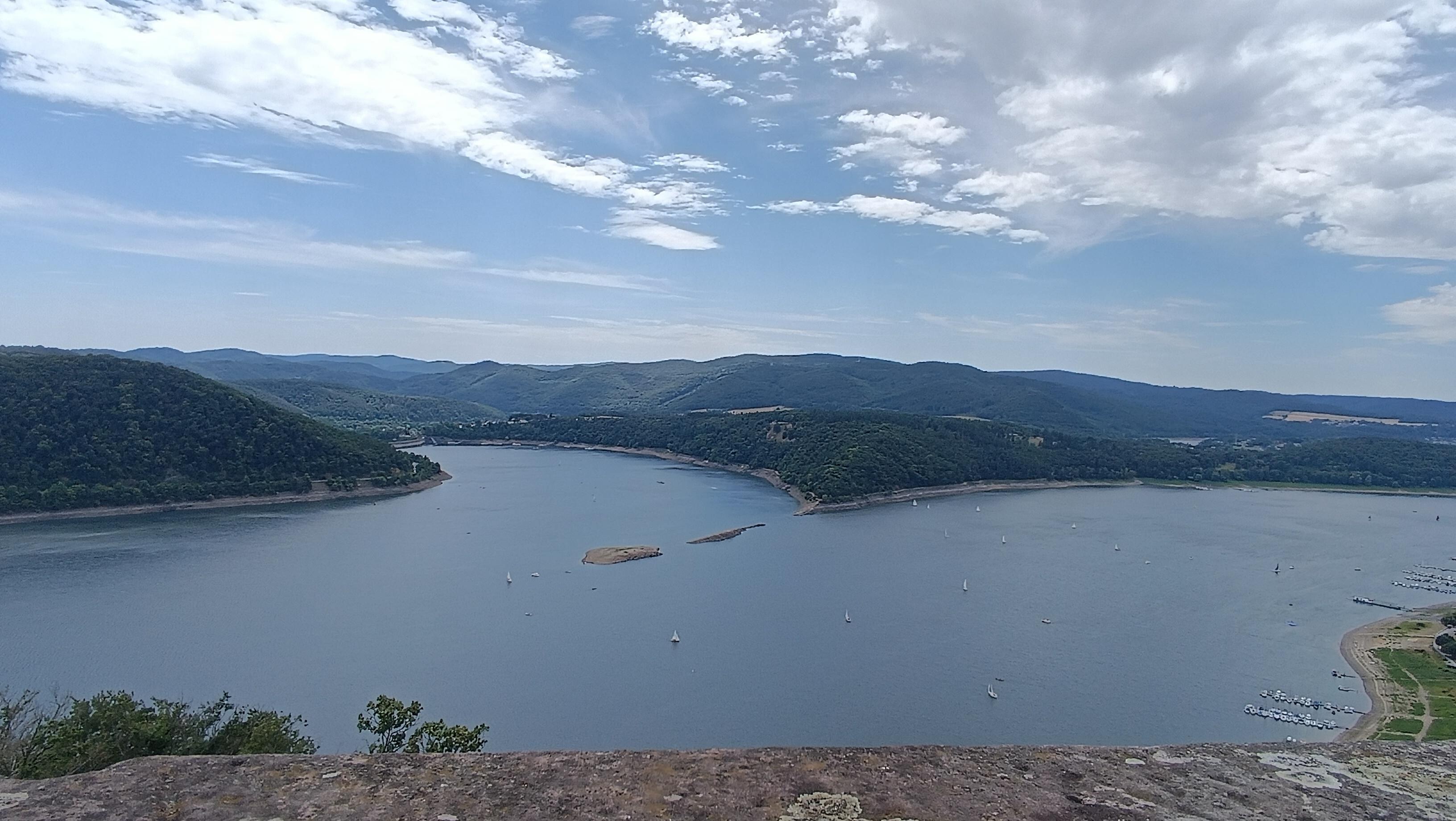 Blick auf den Edersee
