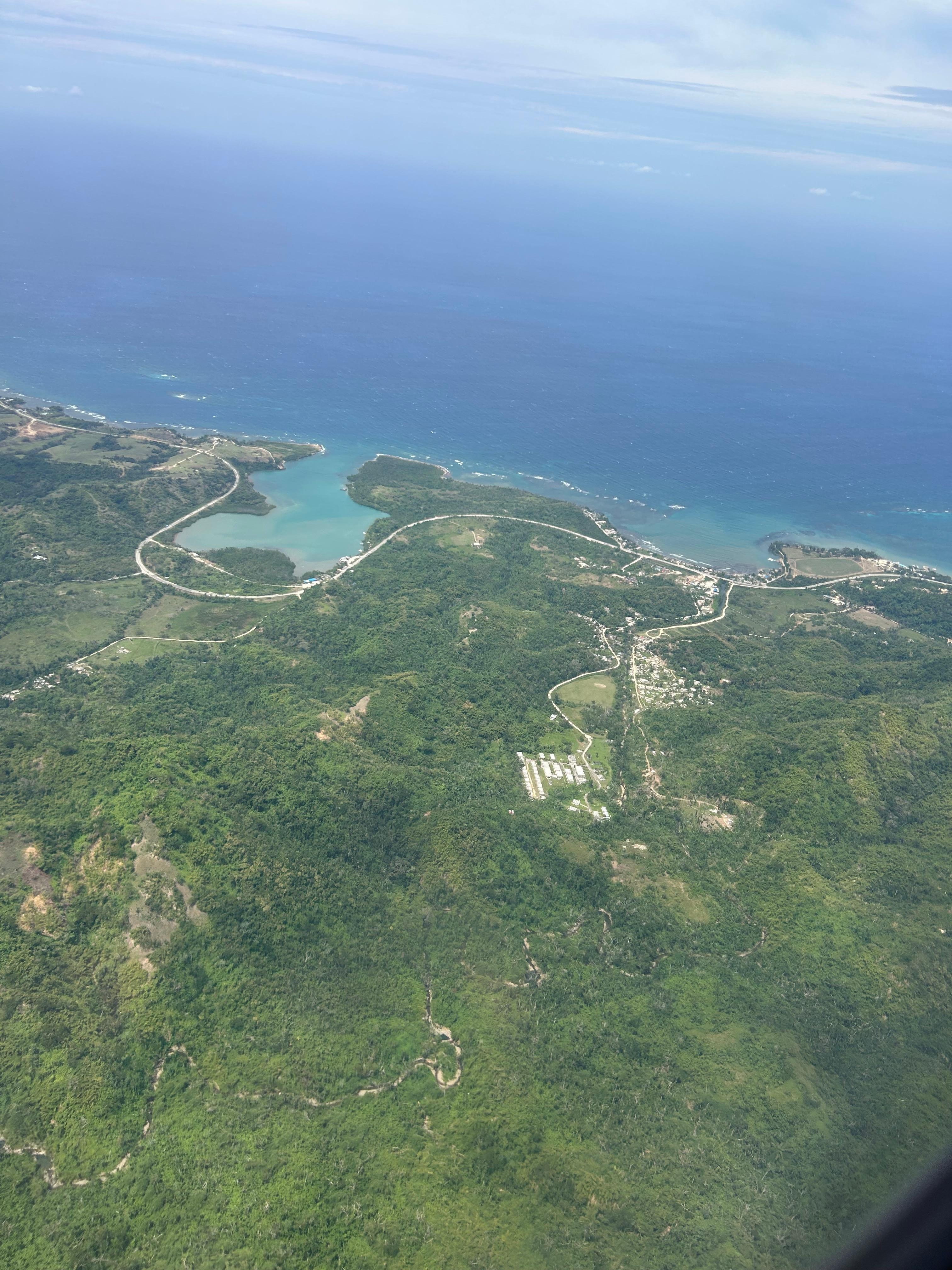 Coming in to Jamaica 