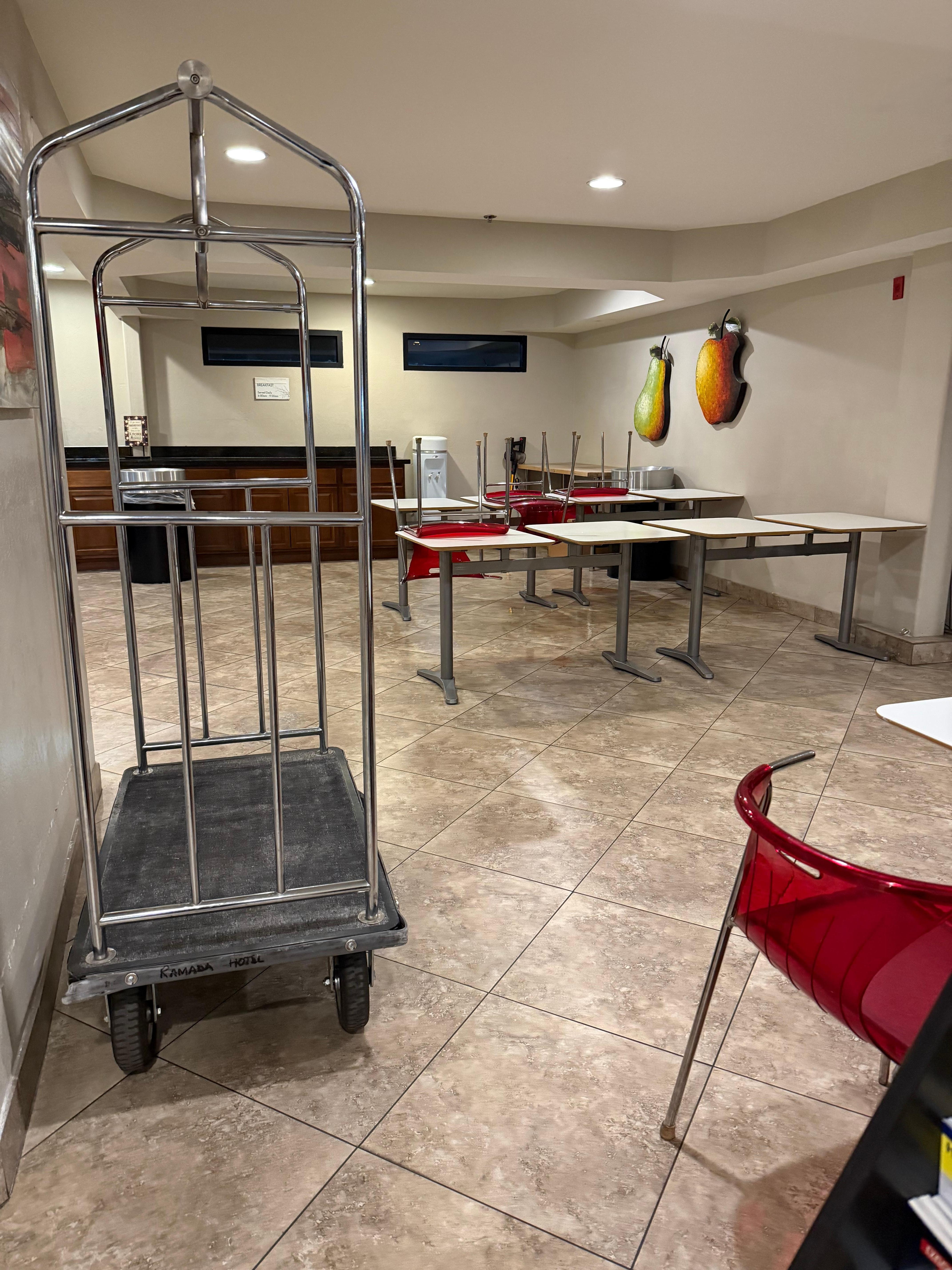 This is the breakfast area