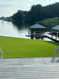 From the house deck.