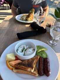 Breakfast at Currents restaurant.