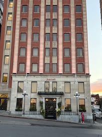 The front of the hotel