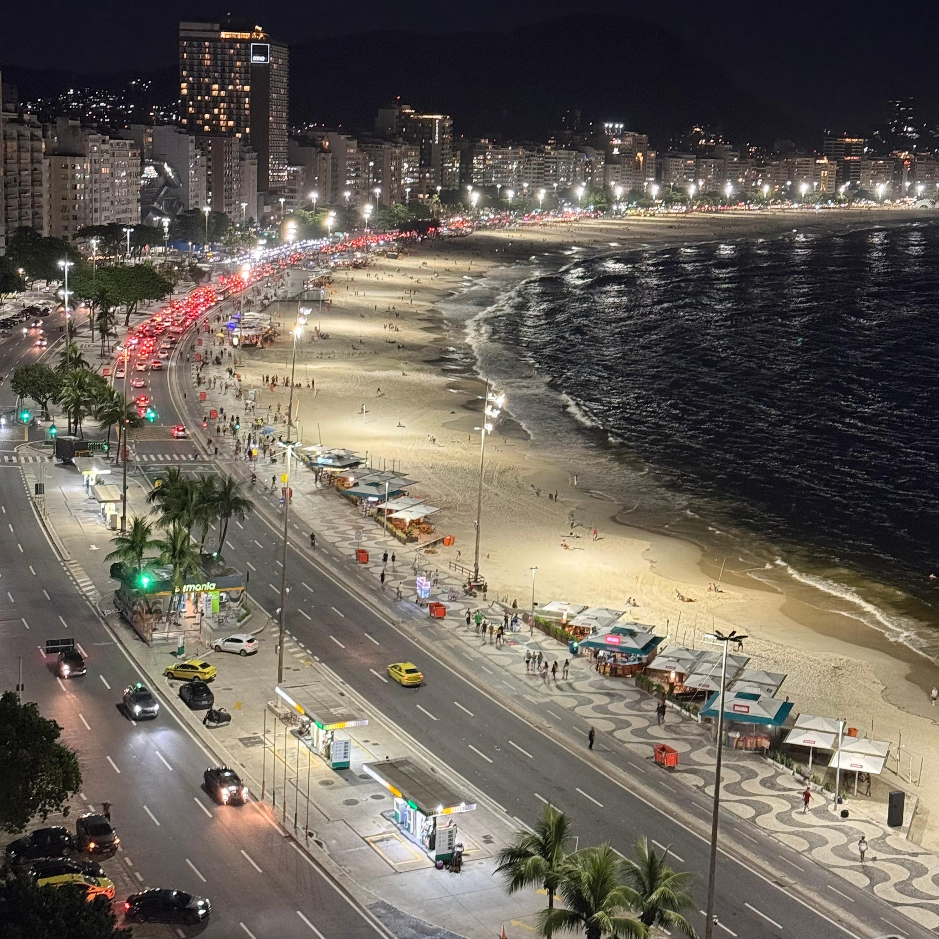 Vista desde la terraza del hotel.