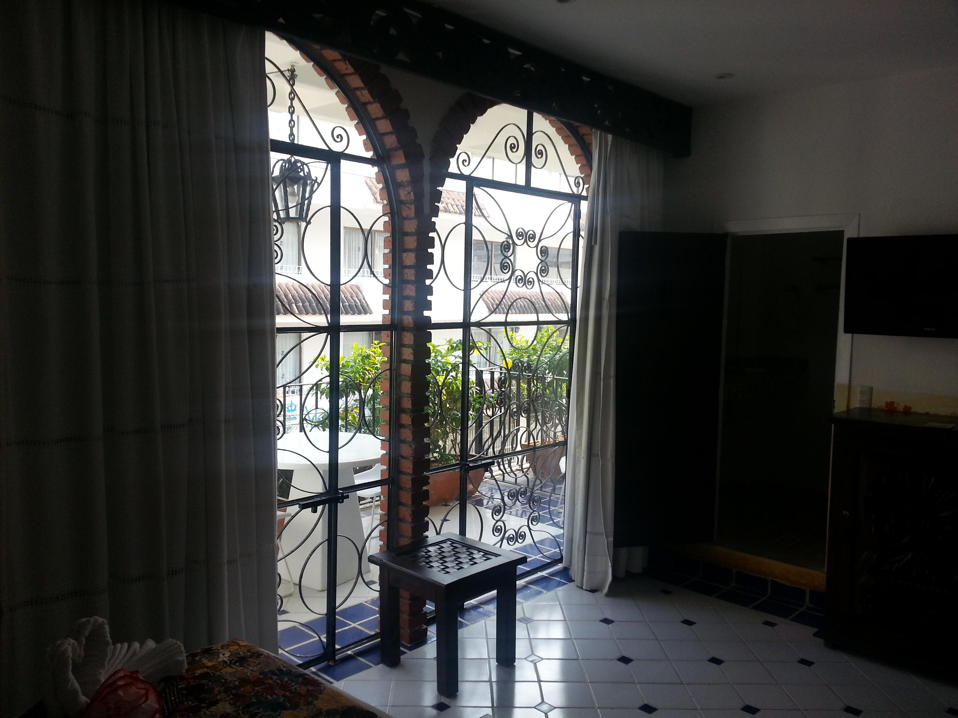 The piazza to our room