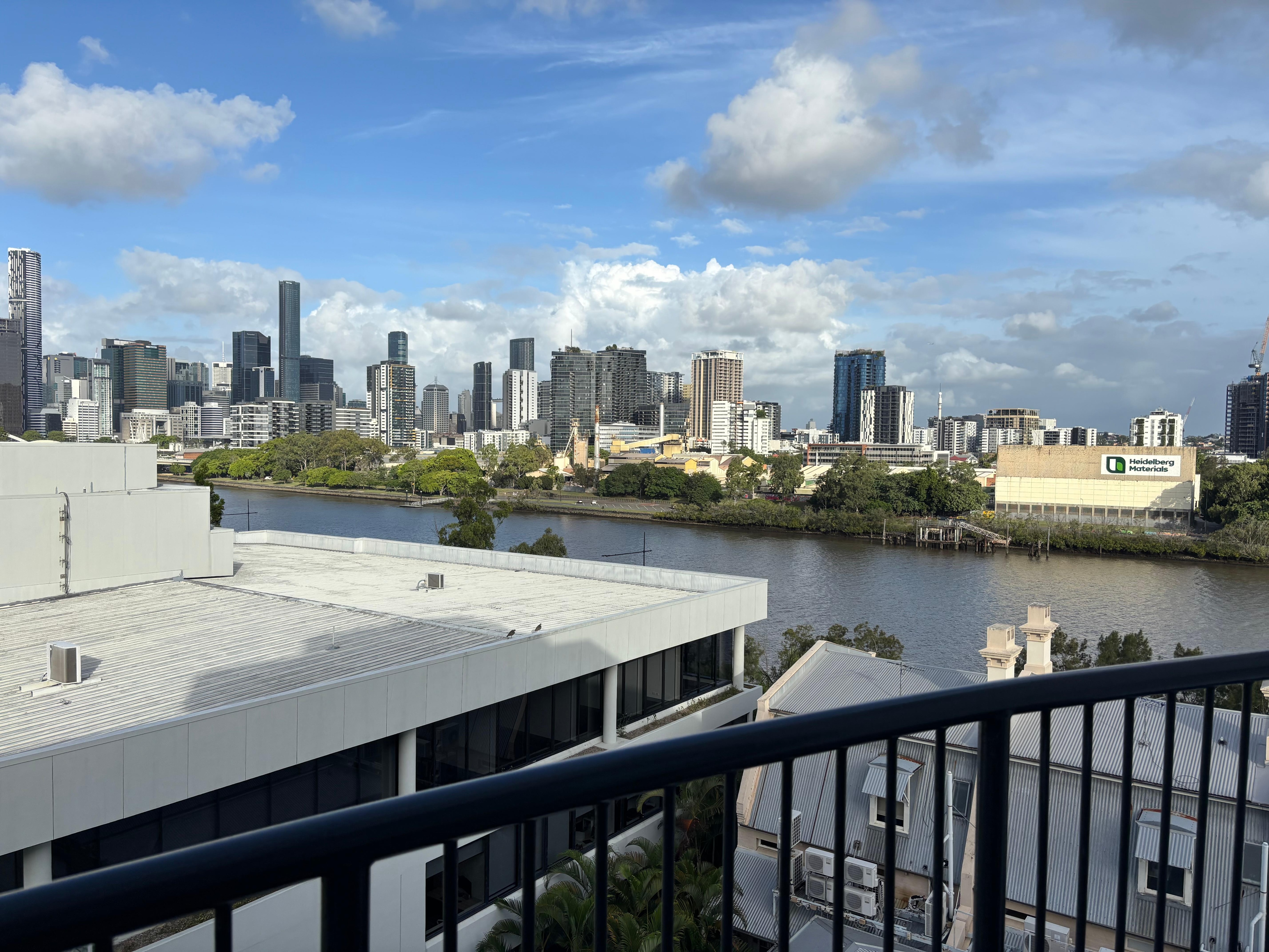 View from our balcony 