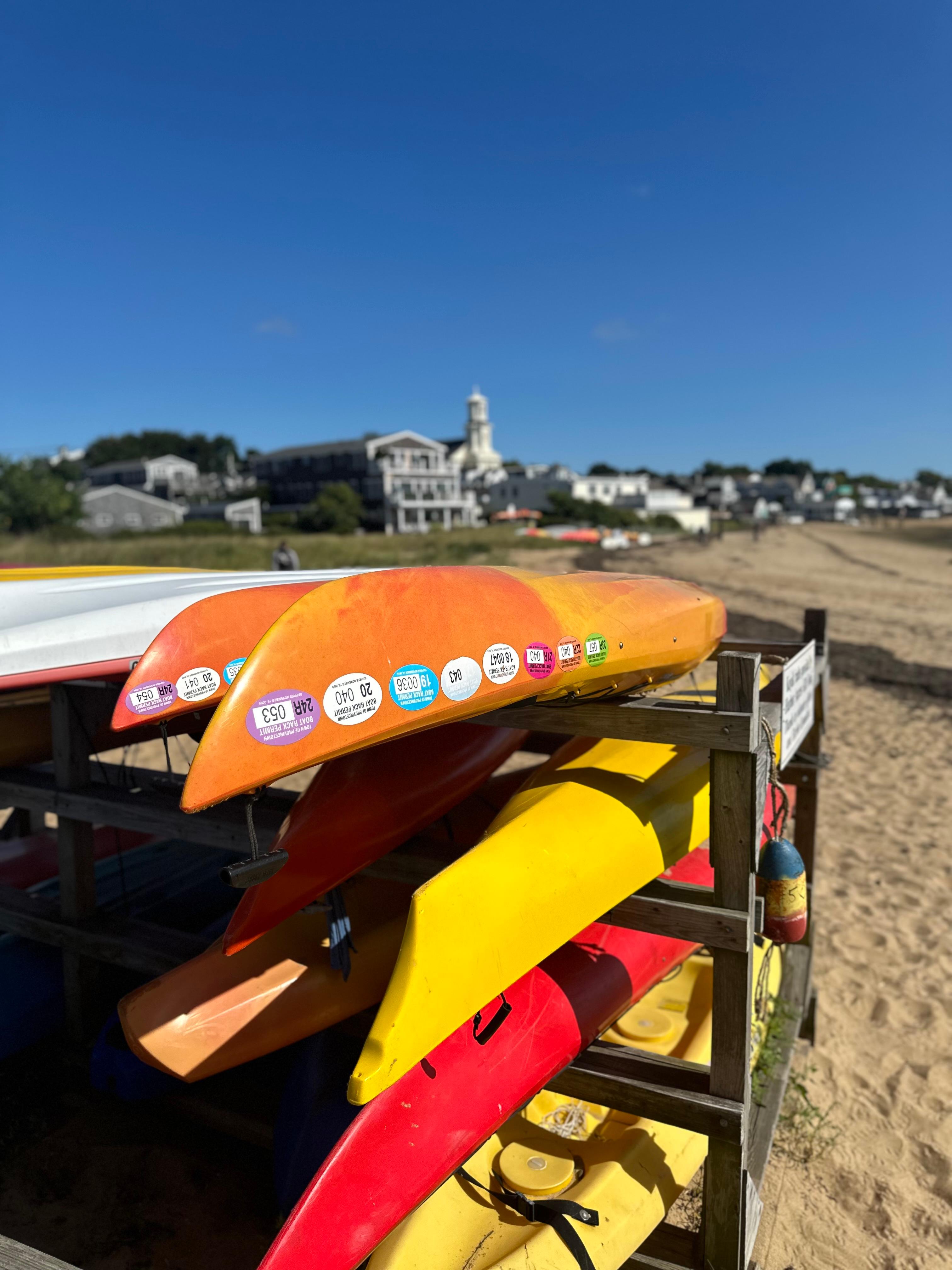 From the town’s pier.