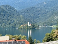 View from our balcony on the 2nd floor.