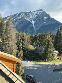 Our mountain view in the morning!