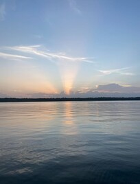 Sunset from the dock