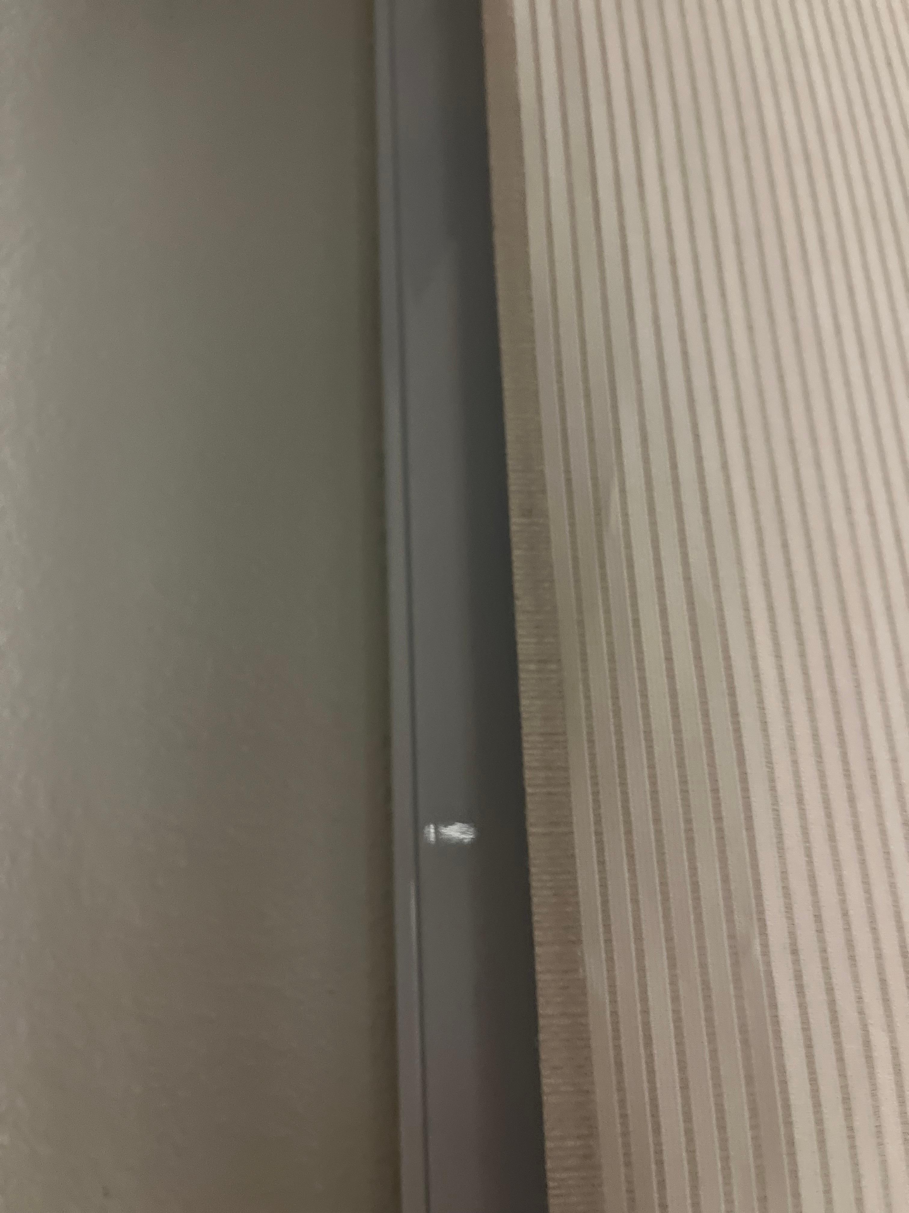 No cord to lower blackout blind
