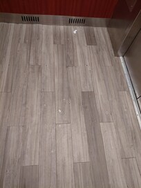 Elevator floor in need of repair