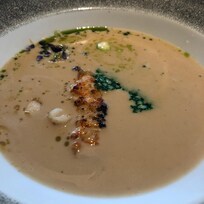 Gorgeous lobster soup!