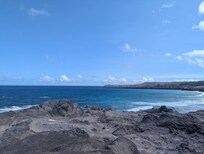 View from cliff steps from the unit, towards Oneloa Bay.