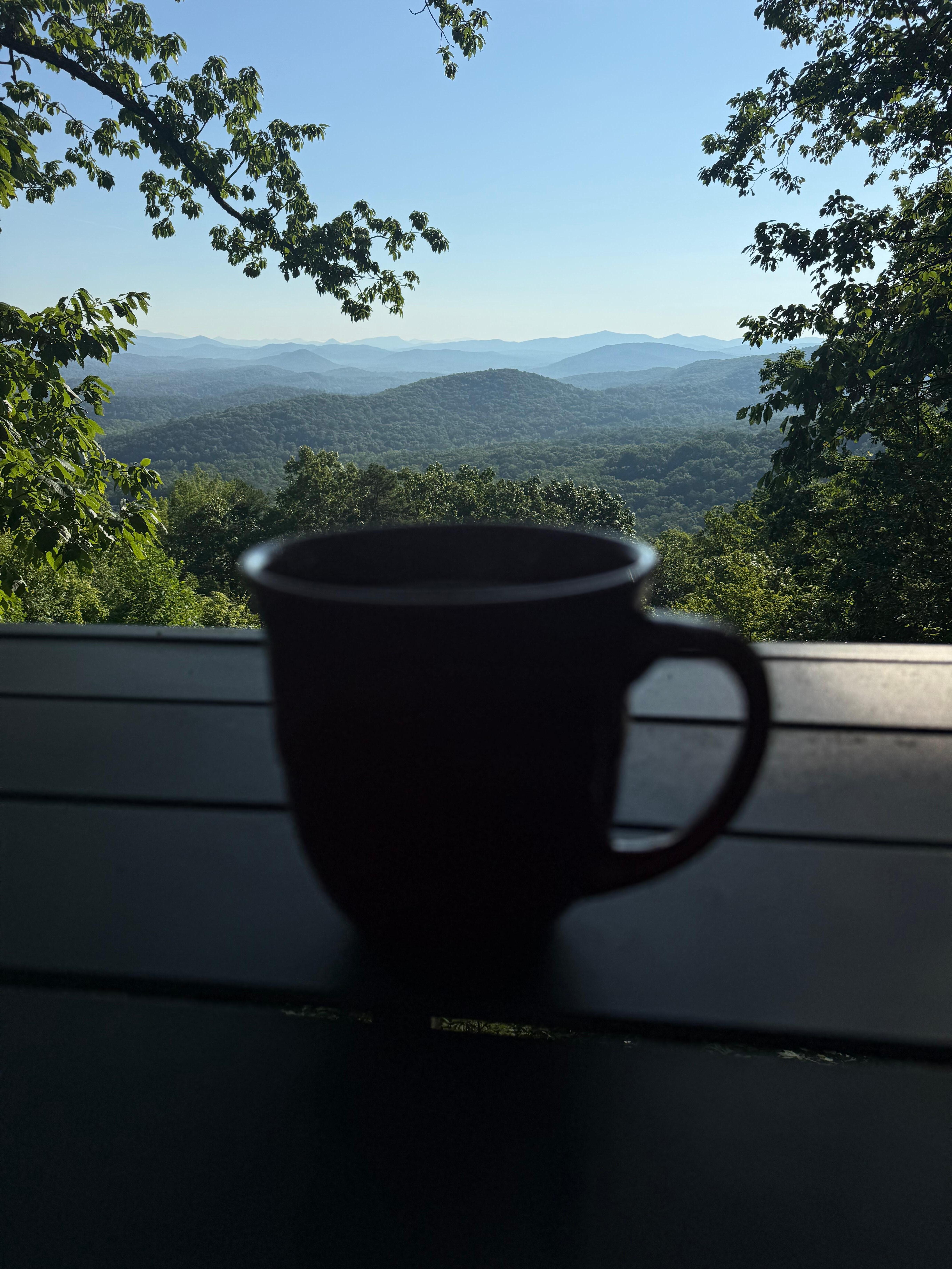 Mornings views were majestic