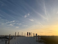 Heading out to take sunset pics our last evening there.