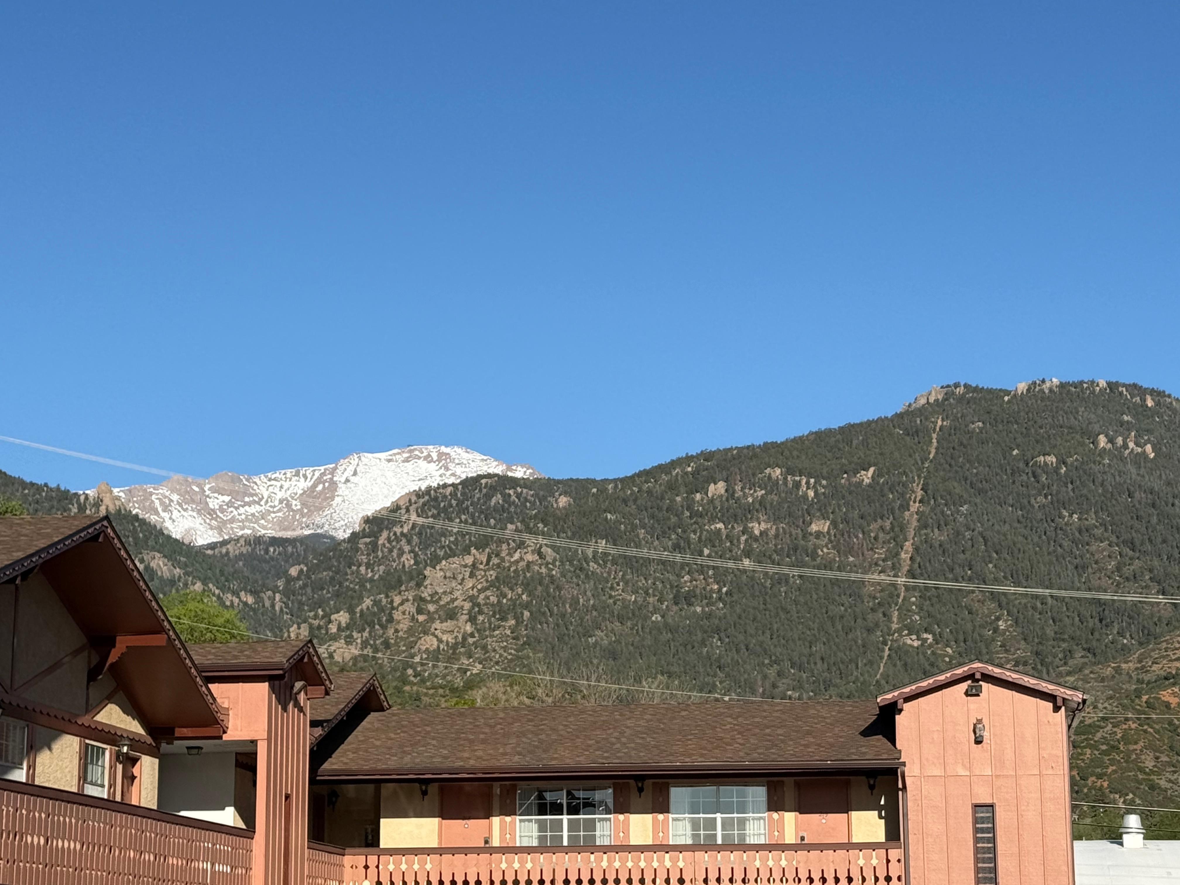 Pike’s Peak & Manitou Incline beckons from The Villa…