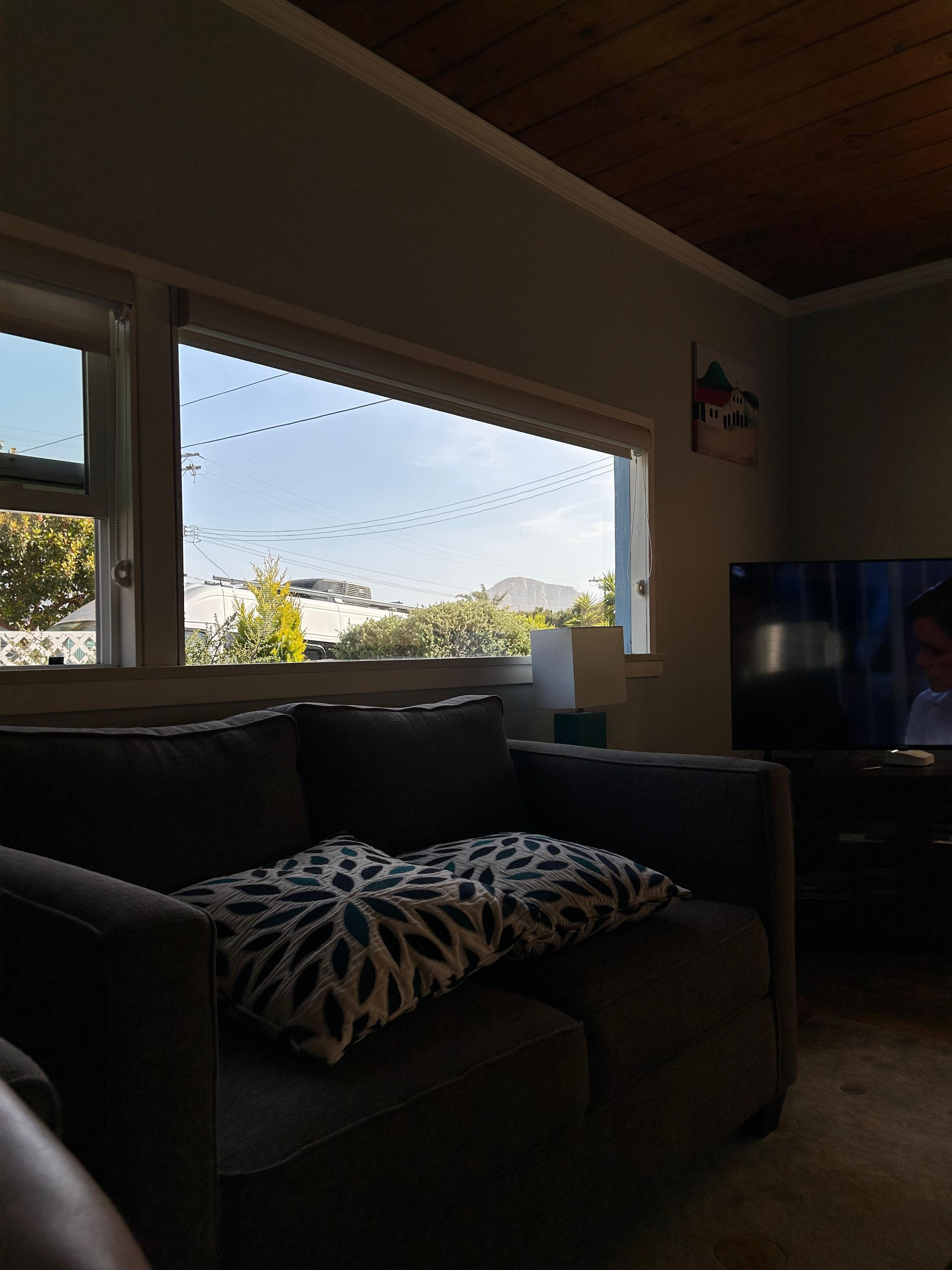 View from the couch