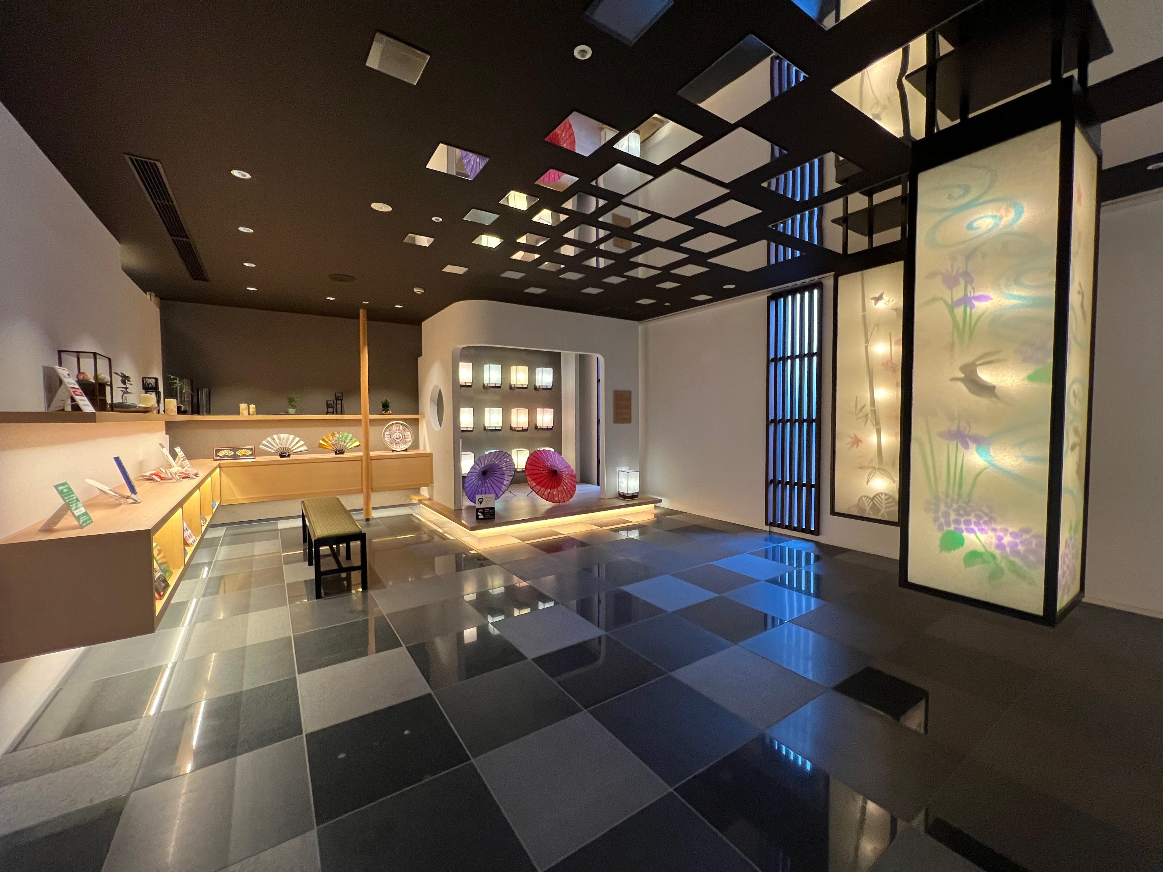 Hotel reception on the 2nd floor