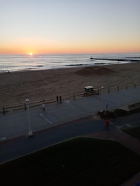 Sunrise view from our balcony