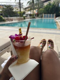 Piña colada w/ extra rum shot