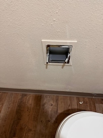 Broken Toilet paper dispenser