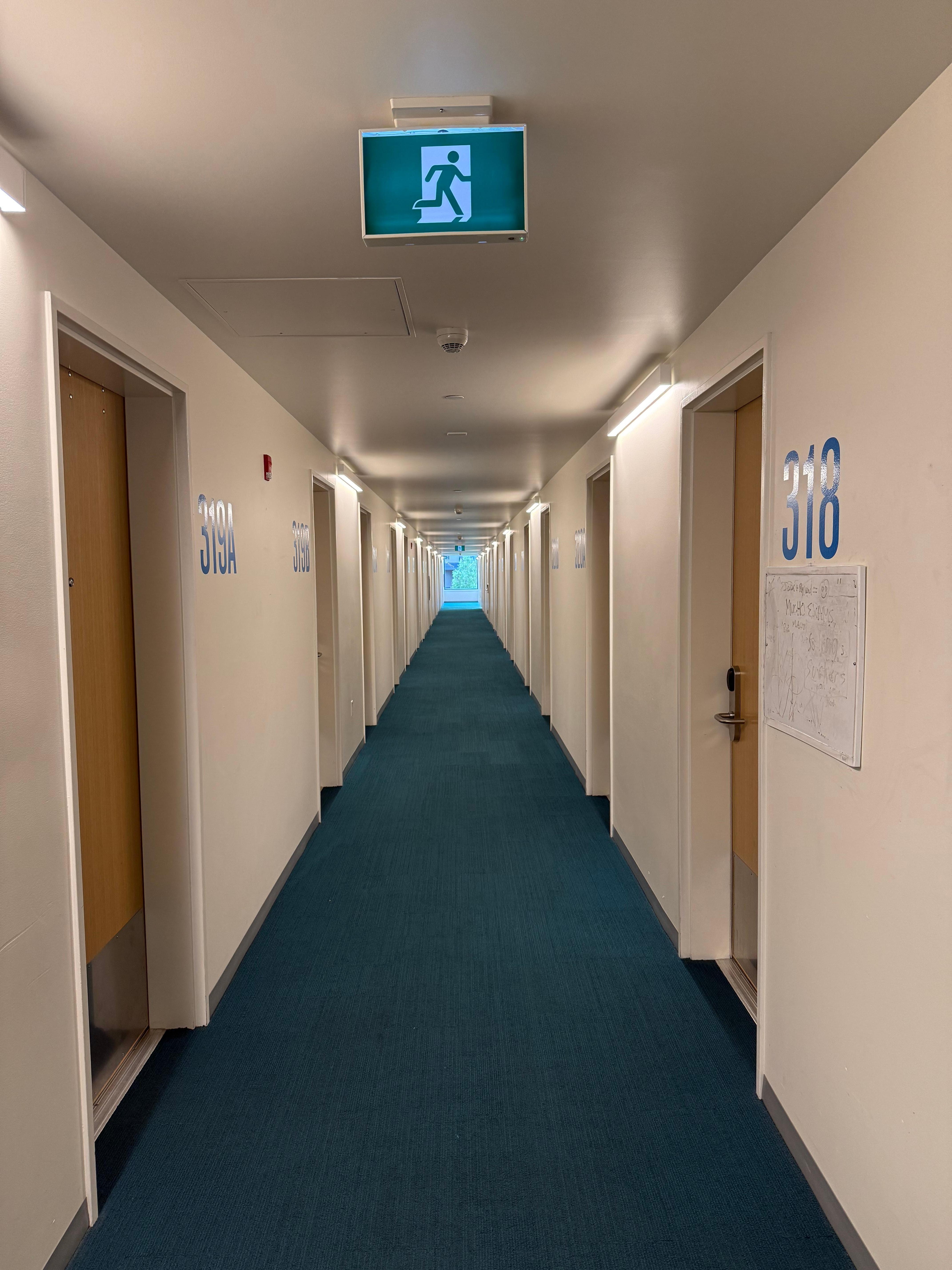 Rooms on the floor