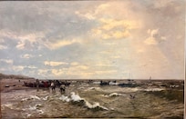 Scene from a painting at Lightner Museum. Reminds me of our stay.