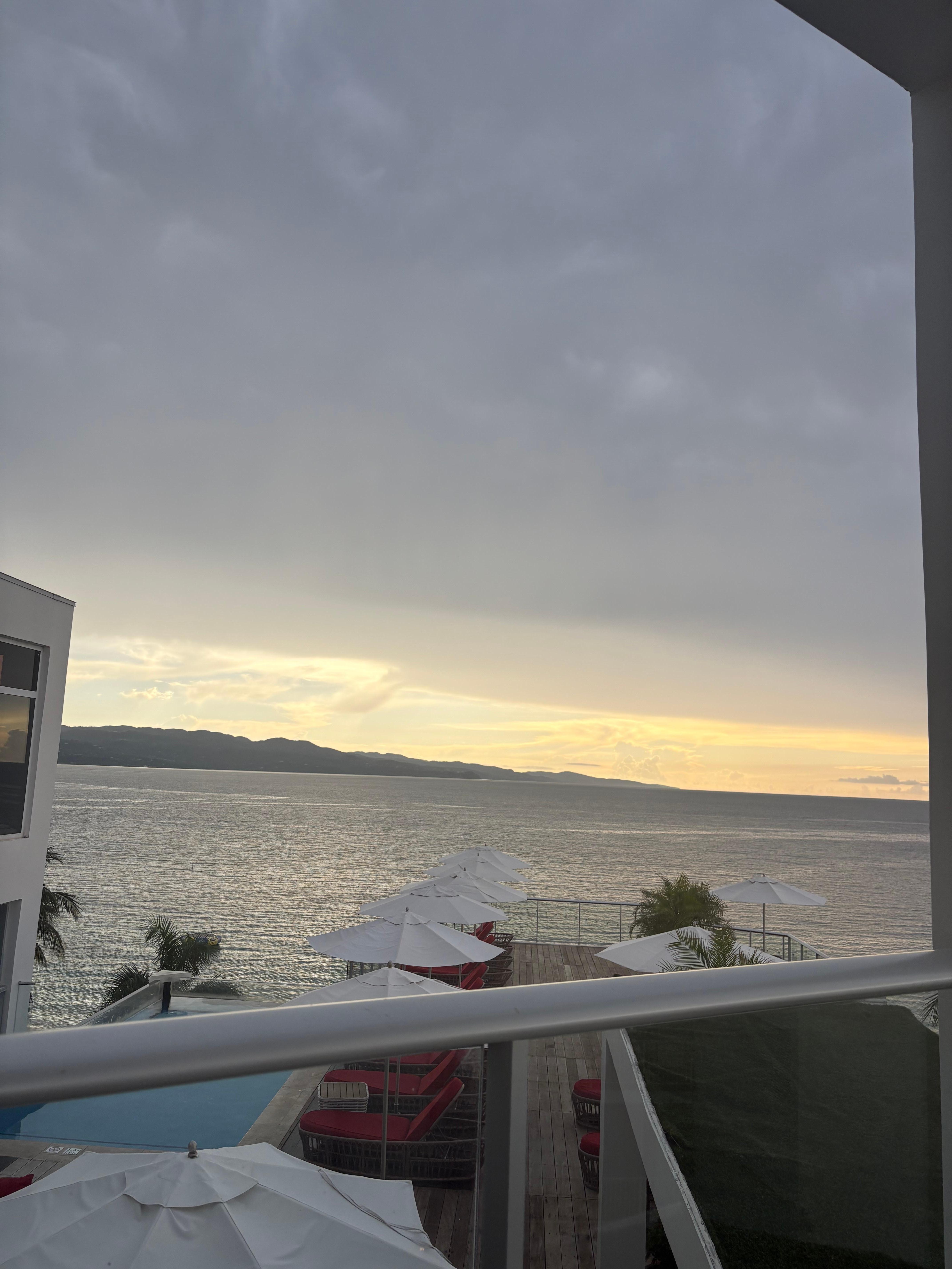 Watching the rain come in