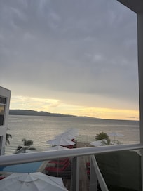 Watching the rain come in