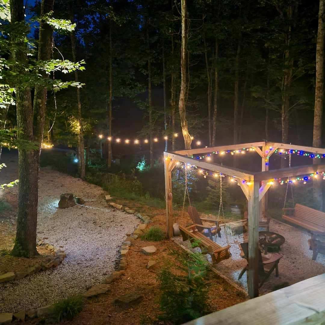 The outdoor area was also gorgeous!