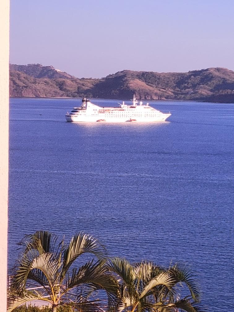 View from balcony - cruise ship