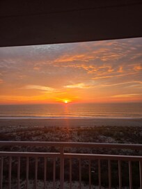 Sunrise from the balcony