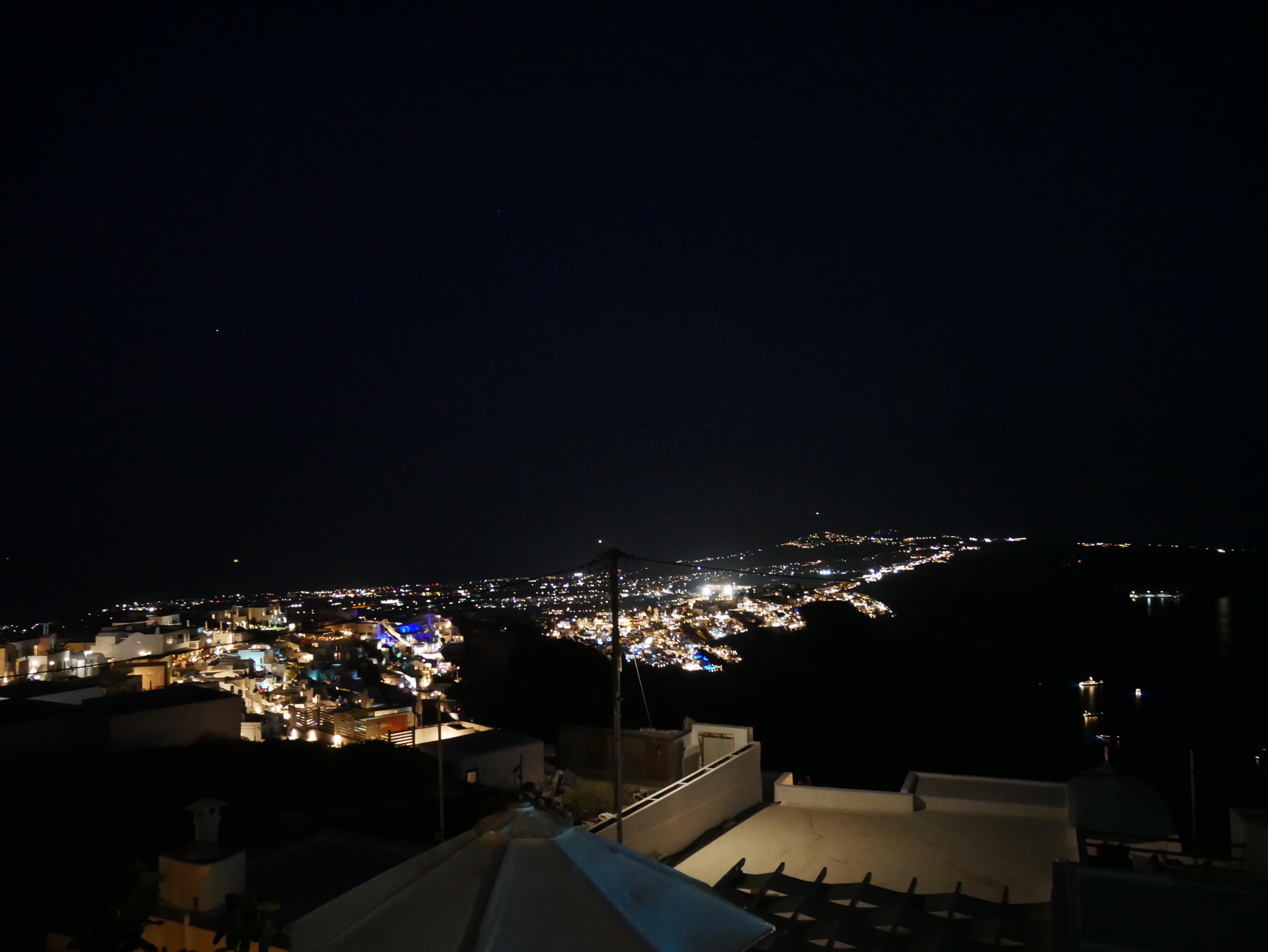 View at night