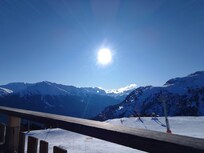 Vue du Montana, télésiège du grand jeu