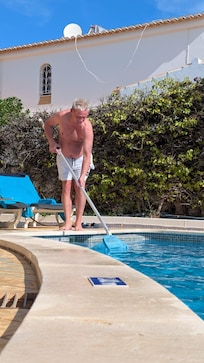 Our very own pool boy lol